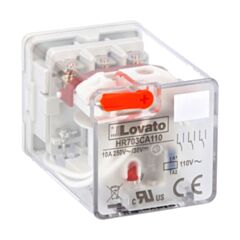 HR703CA110 - IND. RELAY 11 PINS 3C/O 10A 110VAC+LED