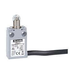 KPB2S11 - TOP ROLLER PREWIRED METAL 1NO+1NC SNAP A