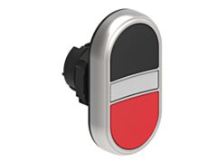 LOVATO LPCBL7112 DOUBLE TOUCH BUTTON BLACK/RED