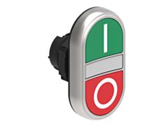 LOVATO LPCBL7123 DOUBLE TOUCH BUTTON GREEN/RED I-O ILLUMI
