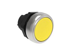 LOVATO LPCQ105 PUSH-PUSH BUTTON FLUSH YELLOW