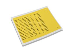 4113551 Cembre LABEL MG-VCT 48091 (7X10 WH)