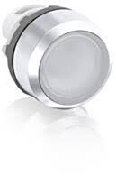 abb momentary clear non-illuminated flush push button 22mm mp1-20c
