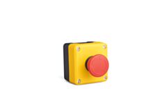 EMAS P1EC400E40 EMAS P SERIES BLACK YELLOW PL SNG BOX 1NC EMER.STOP 40 MM