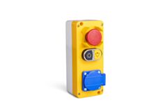 EMAS PA3311 EMAS YELLOW GREY BOX 3 WAYS WTH B CAS.EMER.STOP+SOCKET