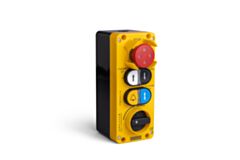 EMAS PA4443 EMAS YEL-BLA LIFT PUSH C BUT.STAT.4 WAYS CAM SWTCH 332
