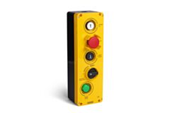 EMAS PA5501 EMAS YELLOW-BLACK LIFT PUSH BUTTON STATION 5 WAYS