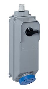 PK3265PE5 Ilme Switched socket 32 amp 415v 5 pole metal (wall mounted)