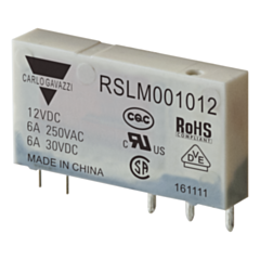 RSLM001012 - Relay 6A 250VAC/30VDC, 12VDC COIL, SPDT