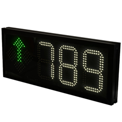 SBPDIS3AL_-_Car_Park_Arrow_L+3_Digit