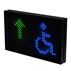 SBPDISALH_-_Car_Park_Display_Arrow_L+Disabled_R