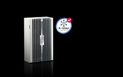 SK3480.800 Rittal Blue e+ S wall-mounted cooling unit, 780 W, with condensate evaporator, R-1234yf Refrigerant