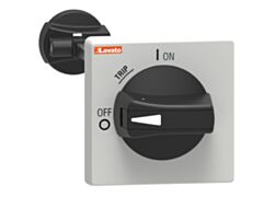 Lovato Sm1X18B200R Sm1Rm Ip65 (4X) Black Lockable Door Coupling Handle Black Complete With 200Mm Rod Length