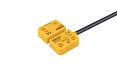 EMAS SMS21RC2-S15 EMAS SMS RIGHT EXIT 2NC 5MM SENSE WITH LED 2MT CABLE 22MM RECTANGULAR MAGNETIC SWITCH