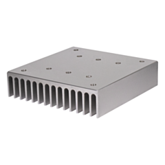 RHS10025D - SSR 3 x 1 phase panel mount heatsink