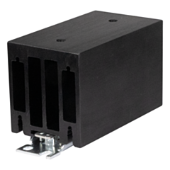 RHS45C - SSR 1PH DIN RAIL HEAT SINK 45X55MM +PAD BAR