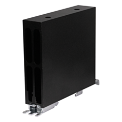 RHS52A - H/S SSR 1-PH X1 DIN 22.5X110X90MM BLK + ACCES