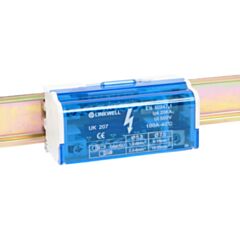 UK 411 ETE UK Series 500V 2 Pole Distribution Block 100A 11 Way