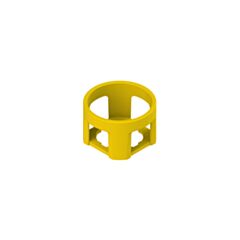 VE GP22B5A Pizzato Cylindrical yellow ? 43x27 mm protection guard with 4 slots