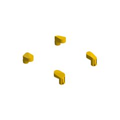 VE TS35RA1 Pizzato Spare caps for box covers automation sector, yellow color