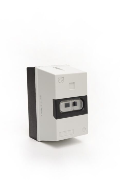 Polycarbonate control boxes with emergency stop