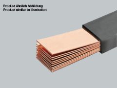 01184 Wohner flexible copper busbar, plain, insulated