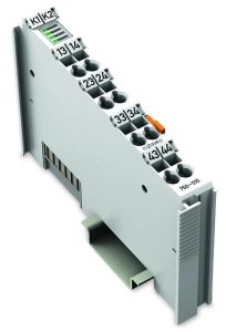 Wago 750-515 4-channel digital output; AC 250 V; 2.0 A; Potential-free; Relay, 4 make contacts