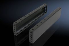 TS8601.060 Rittal Trim panel sides H: 100mm W: 600mm RAL 7022 sheet steel