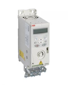 abb acs150 inverter variable speed drive single phase 0.75kw 4.7amp up to 500hz out inc filter