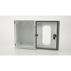 BRES-325P Safybox GRP Electrical Enclosure IP66  with a Glazed Door 300Hx250Wx140D