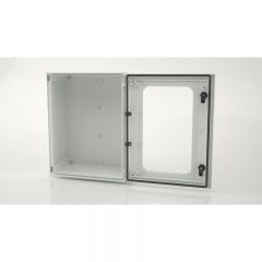 BRES-54P Safybox GRP Electrical Enclosure IP66  with a Glazed Door 500Hx400Wx200D