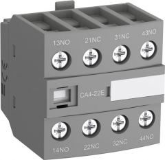 ABB ca4-04e front mounted 4nc instantaneous aux contact block