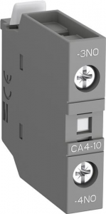 ABB ca4-10 front mounted 1no instantaneous aux contact block