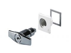 SZ2575.000 Rittal T handle version B with lock cylinder insert Lock no. 3524 E