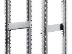 DK7402.000 Rittal Slide rail continuous For two 482.6mm (19")-mounting angles (front+rear)