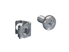 DK7000.990 Rittal Spring nuts with screws L:10mm M6 T-slot mounting angles