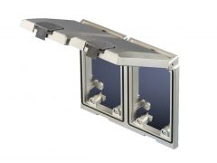 SZ2482.330 Rittal Interface flap modular mounting frame double with metal flap