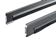 TS8100.105 Rittal Flex-Block trim panel with brush strip H: 100mm for WD: 1000mm