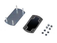 CP6505.100 Rittal Cover plate for support arm connection 120x65mm