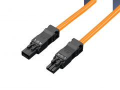 SZ2500.430 Rittal Connection cable for through-wiring, 3-pole, 100-240 V, length 100 mm, UL