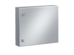 AE1060.500 Rittal  Compact enclosure WHD: 600x600x210mm Sheet steel with mounting plate