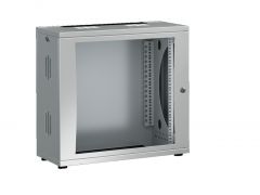 DK7507.020 Rittal FlatBox WHD: 600x625x400mm 12 U with 482.6mm (19") mounting frame