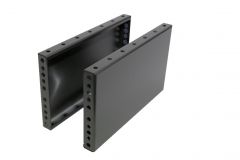 TS8602.050 Rittal Trim panel sides H: 200mm W: 500mm RAL 7022 sheet steel