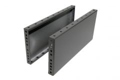 TS8602.060 Rittal Trim panel sides H: 200mm W: 600mm RAL 7022 sheet steel