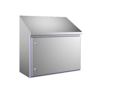 HD1320.600 Rittal Compact enclosure WHD: 610x430(H1)x601(H2)x300mm Stainless steel 