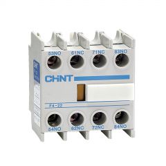 nc1-f404 chint contactor head mount auxillary block with 4nc contacts