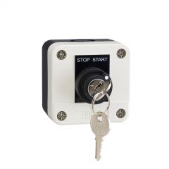 np2-b142/k2 chint 2 position button station with key switch (1 n/o)