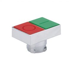 np2-bl832 chint non-illuminated red/green twin push button (head only)