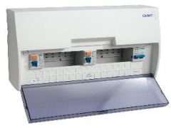 nx2-14a 5*5 cons unit with 63a rcd & isolator split load consumer units