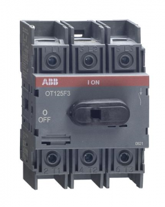ABB ot125f3 isolator 125 amp load break switch 3 pole